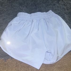 lululemon hotty hot shorts light blue